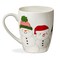 Happy Snowman Mug - 14oz Bone China Drinkware for Christmas - Multicolor, Dishwasher Safe, Perfect Holiday Gift